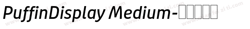 PuffinDisplay Medium字体转换